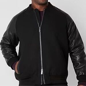 Shaquille O'Neal Full-Zip Black Winter Jacket
